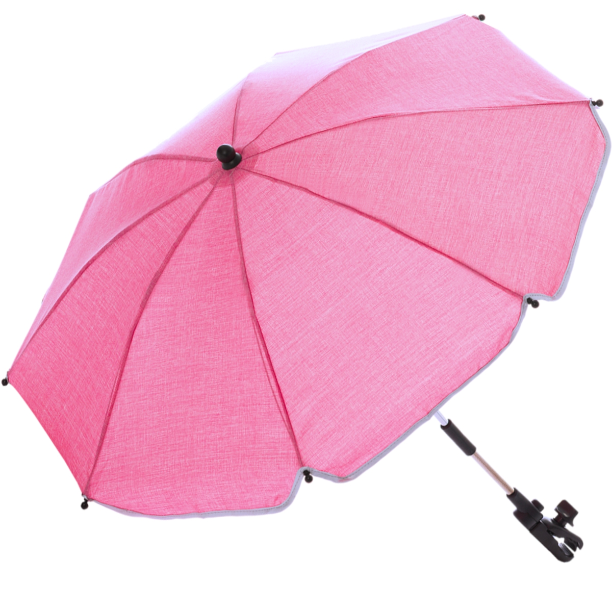 Sonnenschirm für Kinderwagen Buggy Schirm Sonnenschutz Baby rot verstellbar 