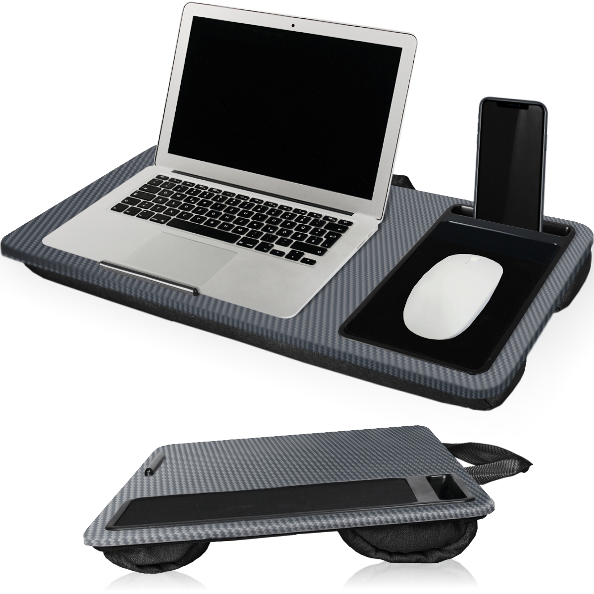 Laptopunterlage Laptopkissen Tablet Ablage Unterlage gepolstert Ständer Laptop - Bild 11 von 11