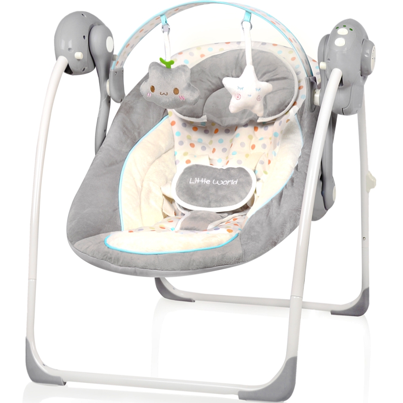 Spielbogen Babyschaukel vollautomatisch 230V Baby Schaukel Wippe Wiege Liege