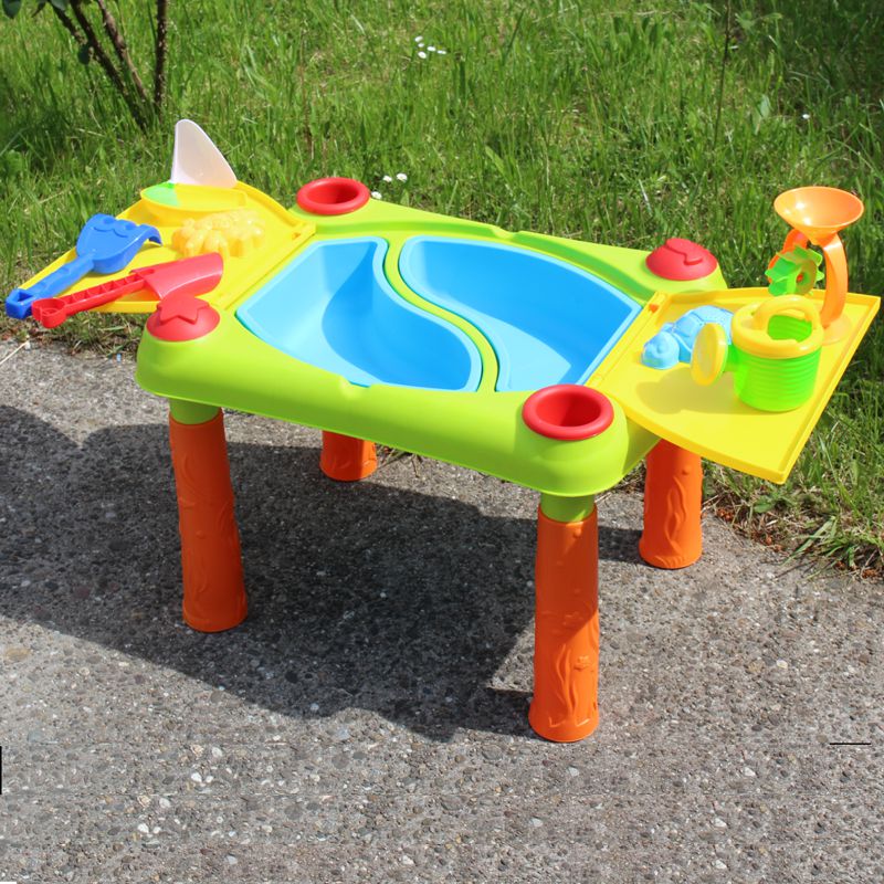 XXL Sand Wasser Spieltisch 2IN1 Kindertisch Garten